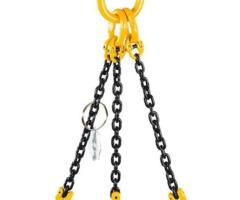 Sistem de ridicare din lant cu 2 brate cu carlige cu autoblocare - 1/4