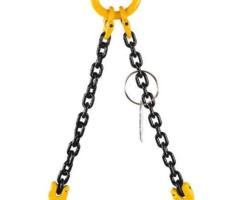 Sistem de ridicare din lant cu 2 brate cu carlige cu autoblocare - 3/4