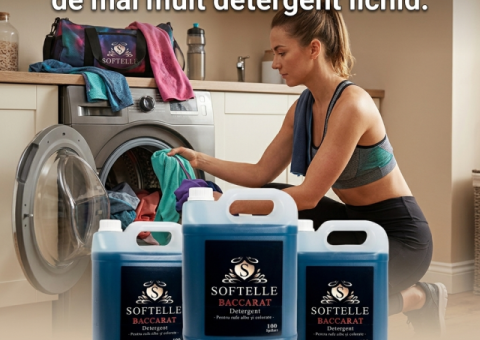 Detergent lichid 5 L pentru rufe curate si parfumate