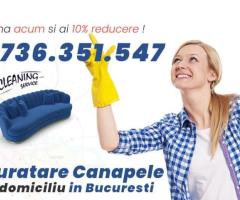 Curatare canapele Bucuresti. Curatare canapele la domiciliu